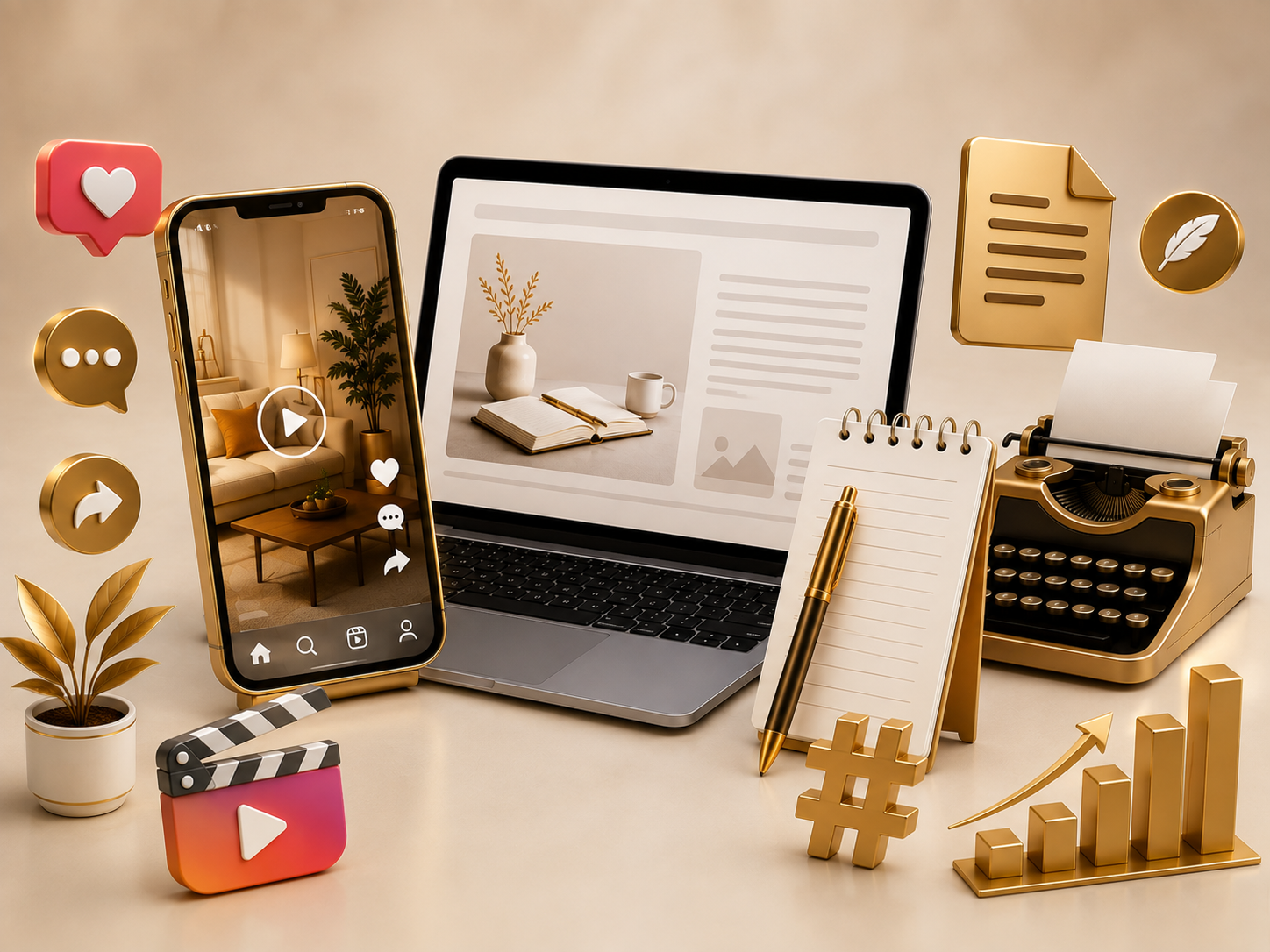Reels and Blog Content Writing