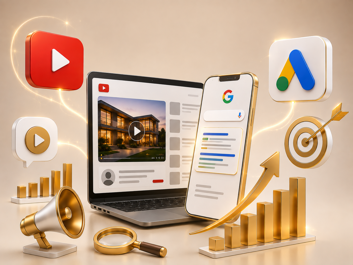 YouTube Ads and Google Search Ads